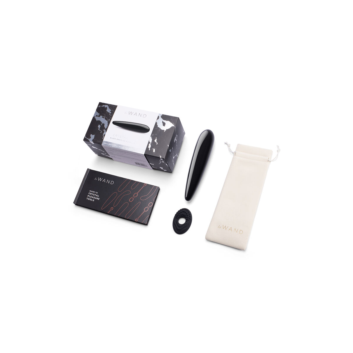 Vibromasseur à boules Le Wand Crystal Noir